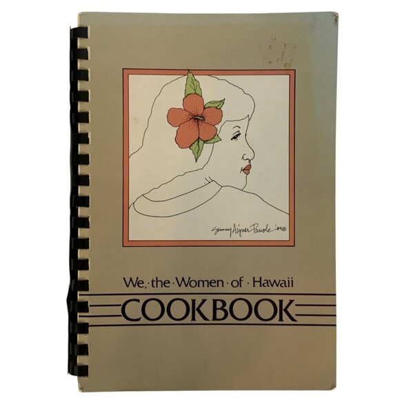 We The Women Of Hawaii Cookbook Spiral Bound Vintage 1980s Recipes - Picture 1 of 9